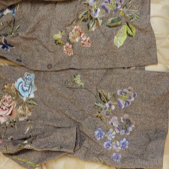 Peter Nygard vintage embroidered pant coat size 20 - Picture 2 of 5